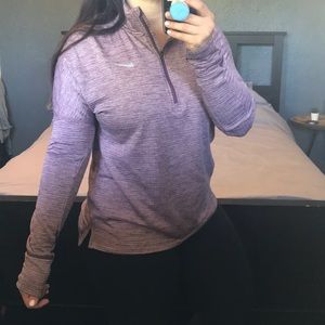 Nike running, waffle knit half-zip pullover